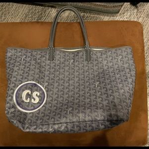 Goyard Gray PM St Louis Open Tote In Very Good Condition.